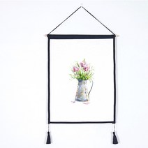 더자카 수체화 화분 인테리어 족자, Y394ZHID390