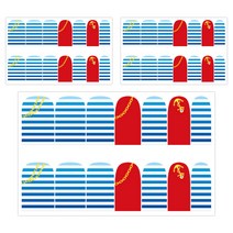 해피트레이딩 일러스트 패턴 네일장식 스티커, 39, 3개입