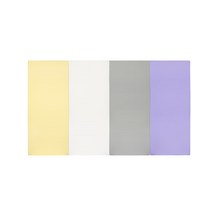 퍼니존 퍼니테라피 아이보리비비드 시리즈4 유아폴더매트, 아이보리 + 화이트 + 그레이 + 바이올렛