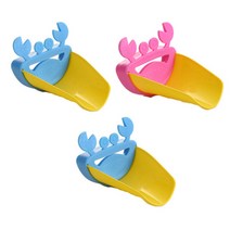 아이메이트 꽃게 수도꼭지홀더 색상 랜덤, 랜덤색상, 3개입