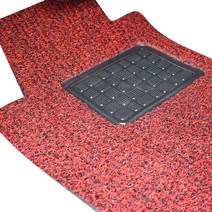 라임 코일 카매트 일반형 레드블랙, 기아, 스포티지R2(3p)