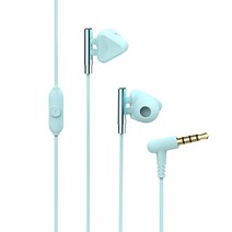 WK 와이어 컨트롤 뮤직 이어폰, WI-380, 블루