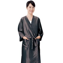 라인 심플 자카드 손님 가운, 그레이(LN1063), 1개