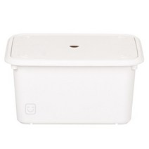 에스&에스 스마일정리함직사각 화이트 중 44x32.5x22.3cm