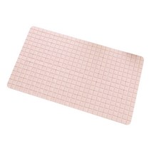 블럭마트 북유럽풍 욕실 미끄럼방지 매트 68 x 38 cm, 브라운, 1개