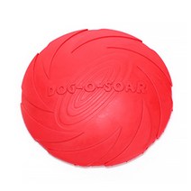 알럽펫 DM 강아지 프리스비 원반 대형 18cm, 큰 레드, 1개