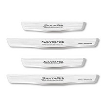 AL헤어라인 카컴 클린 도어스커프 아크릴타입, 싼타페 TM, 실버