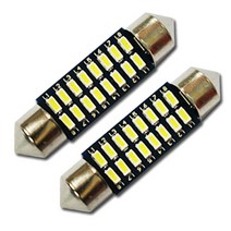 렉서스 맥스파워 광 16LED 실내등 캔버스타입 무극성 39mm, 혼합 색상, 2개입