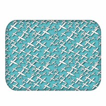 비케이 격자패턴 발매트, 8, 1개