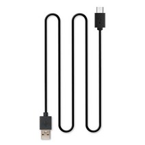 지파워 마이크로5핀 고속충전케이블 3m 3A, 블랙, 1개