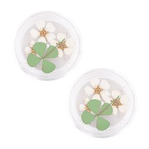 이엘피코리아 스프링 인더핸드 네일 데코 파츠, 13 싱글화이트, 2개입