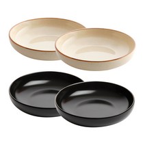 젠한국 젠 FS 굽부 15cm 크림 2p + 블랙 2p, 혼합 색상, 1세트