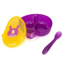 쁘띠베베 이유식기 스푼세트, 옐로우, 1세트