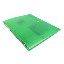 알파 비비드 컬러칩 O링바인더 A4 3공 2cm, 연두