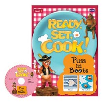 Ready Set Cook! Level. 1: Puss in Boots(SB+Multi CD+AB+Wall Chart+Cooking Card), A List