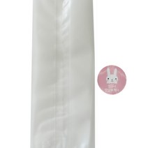황씨네도시락 반투명M봉투 100p + 스티커 토끼친구야 맛있게 먹어 100p, 1세트