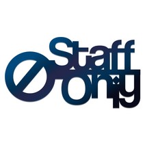 쿠 홈 인테리어 아크릴 도어사인 23 부착형, 네이비경