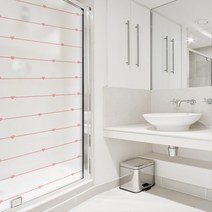 디자인수풀 북유럽 스타일 샤워 윈도우 시트지, SW561