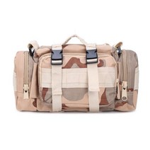 앤티스 이중버클 사이드 포켓 오토바이 가방, 밀리터리 C