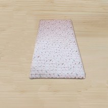 편백아트 3D매쉬 분리형매트, 산토끼핑크