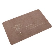 앤티스 가정용 플로어 매트, 가을 브라운