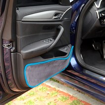 블랙라벨 샤무드 도어커버 딥 그레이 테두리 스카이, 현대, 코나