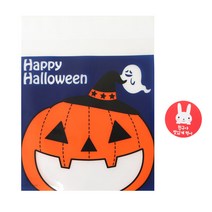 황씨네도시락 할로윈 블루호박 쿠키봉투 30p + 레드토끼 친구야 맛있게 스티커 30p, 1세트