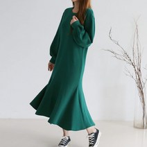 봉봉스토리 패턴스커트 임부용 원피스