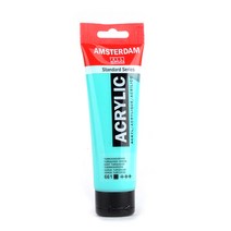암스테르담 아크릴물감 661 TurquoiseGreen, 120ml, 1색