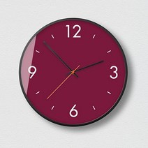 홈테리어 패션 심플 벽시계 35.5 x 35.5 cm, 3
