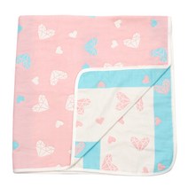 베베뉴 베이비베어 6겹 거즈 블랭킷, 지오하트