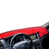 카닉스 럼블 벨벳 열차단 대쉬보드커버 풀커버형 레드 + 레드, 쉐보레, 임팔라 전방추돌 유/센터 무 2014년 ~