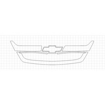 헥시스 쉐보레 콜로라도 Z71 2018 PVC재질 GRILL PPF보호필름, 1개