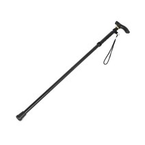 DM 알럽홈 심플 다용도 접이식 지팡이, 블랙, 1개