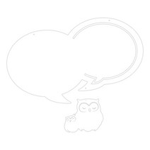 쿠 홈 인테리어 메모판 MO87 걸이형 화이트, 아크릴