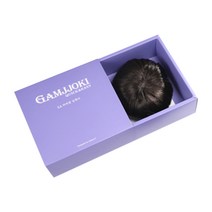 감쪽이 남녀공용 3초 정수리 부분가발, 자연갈색, 1세트