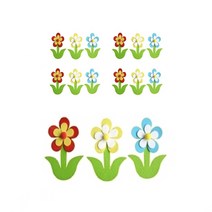 아이세상 줄기꽃 펠트장식 환경구성 5p, 1A