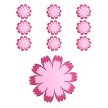 아이세상 꽃글자판 펠트장식 10p, 48A 핑크