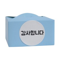 황씨네도시락 레이스박스 블루 20p + 원형 감사합니다 화이트 20p, 혼합 색상, 1세트