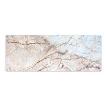 DM 알럽컴 마블 쉐입 장패드 90 x 40 cm, 투톤, 1개