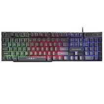 스마텍 LED 게이밍 멤브레인 유선키보드, TK-G2000, 혼합색상, 일반형