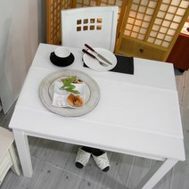나산데코 네츄럴 테이블러너, 화이트, 2인용(150 x 30 cm)