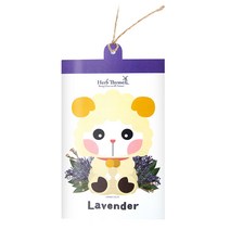 허브타임 허브팜 캐릭터 종이 방향제 라벤다 8ml, 1개