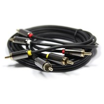 마하링크 3RCA 고급형 케이블, ML-3RH050(5m), 혼합 색상