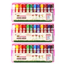 영아트 그림물감 핑크 3p, 12색