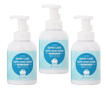 슈퍼케어 세이프 핸드워시 파우더향, 500ml, 3개입