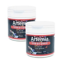 아쿠아가든 치어용 탈각 알테미아, 50ml, 2개