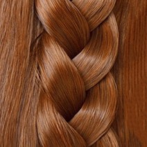 가발나라 밀착스킨 걸스홀릭 붙임머리 12p 45cm, 오렌지브라운, 1세트