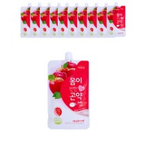 자담선 몸이반한 곤약젤리 디저트 사과맛, 130ml, 11개입