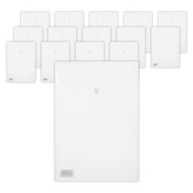 에코청운 PP.벨크로봉투 군 A4, 투명, 15개입